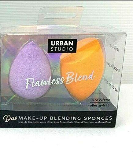 CalaDuo make-up orange & lavender blending sponges