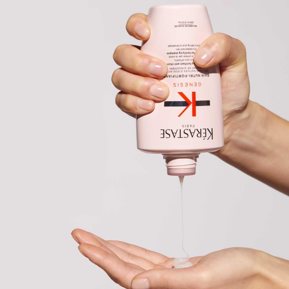 Kérastase, Genesis, Shampoo Anti-Caduta & Nutriente, Per Capelli Fragili, Secchi & Spessi, Bain Nutri-Fortifiant, 250 ml