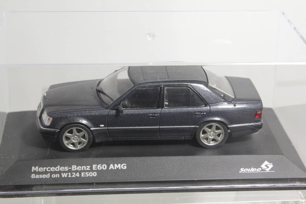 Amazon | solido 1/43 メルセデス ベンツ E60 AMG (W124 E500) Black 