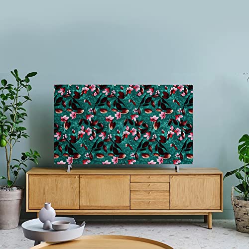 Image of Glassiano Marigold Dustproof Printed 55 inch LED TV Cover Screen Protector Compatible for All Models, Print 11