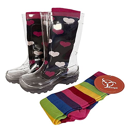 Kit Galocha + 2 Pares de Meia Infantil Jokenpô Feminina Rosa