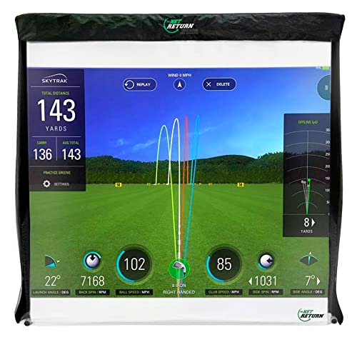 Home Series Golf Simulator Kit - Sim Screen and Darkening Va...