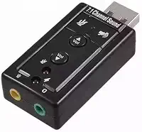 PLACA DE SOM USB PARA P2 PC ADAPTADOR AUDIO 7.1