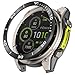 Produktbild GIOPUEY Schutzring Kompatibel mit Garmin Tactix 8 Solar 51mm, Bezel Ring Bezel Styling Lünette Schutz hülle, Schutzring aus Aluminiumlegierung aus Metall - A-Black/White