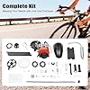 Dfmyhked 49CC 4-Stroke Bicycle Engine Kit, Gas Petrol Motorized Bike Bicycle Engine Motor Kit with High-Efficiency Belt Drive, Cycle Motor for 26" Bikes and ATV #4