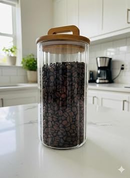 1500 ml Akasya Kapakl  Cam Kavanoz Estetik Denge  deal Hacim Cam Avantaj