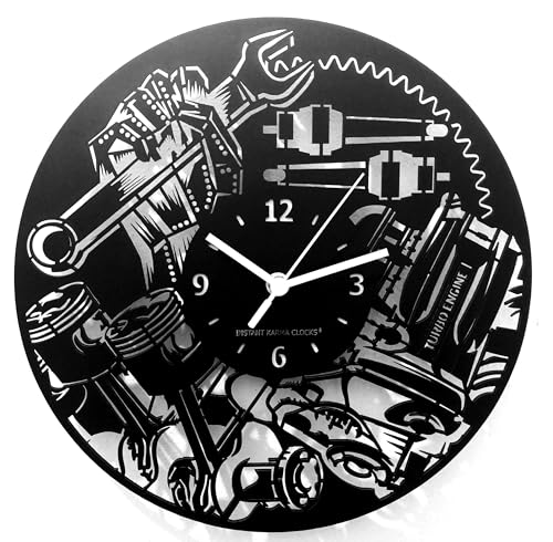 Instant Karma Clocks, Black, 30cm
