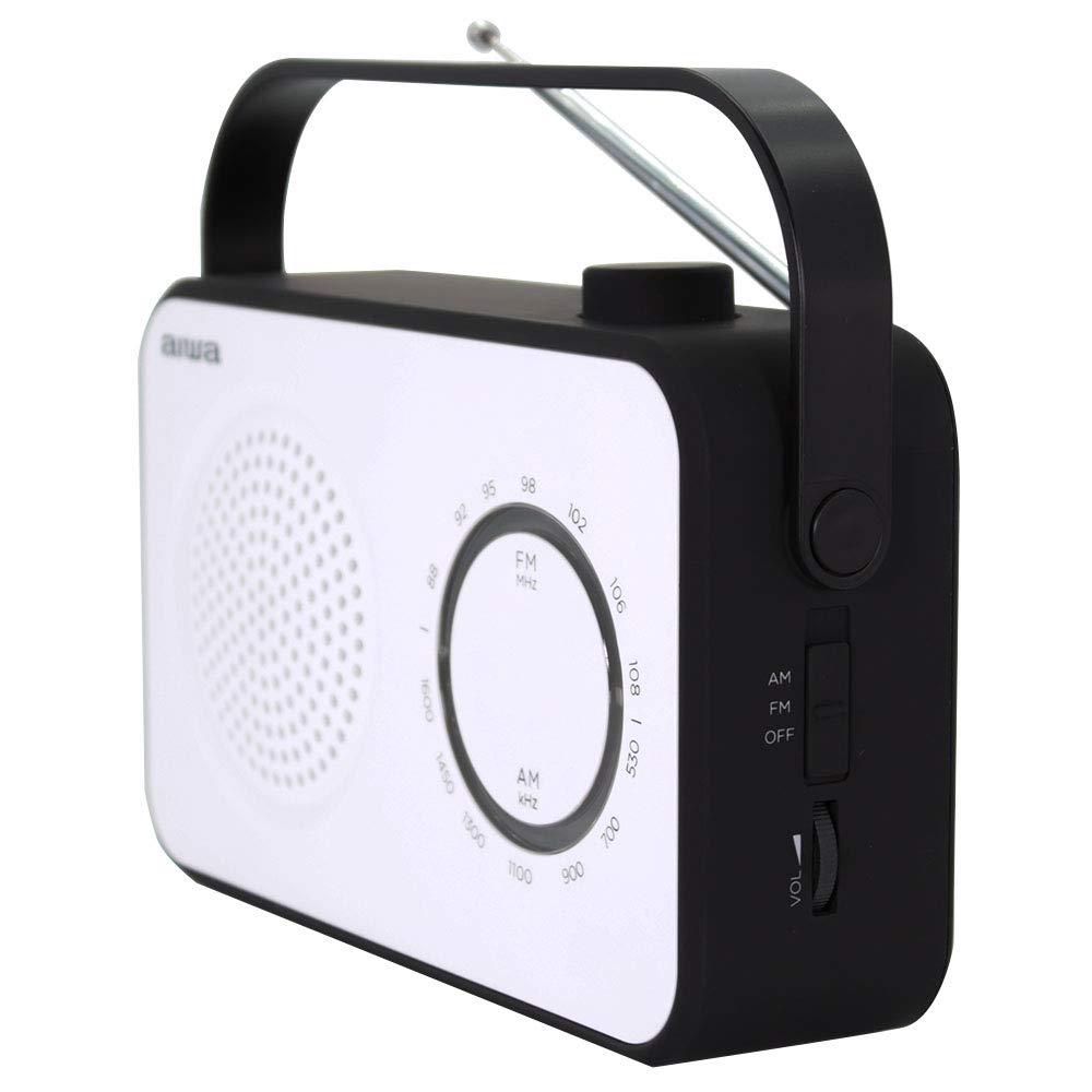 Aiwa Radio Sobremesa R-190BW Color Blanco y Negro