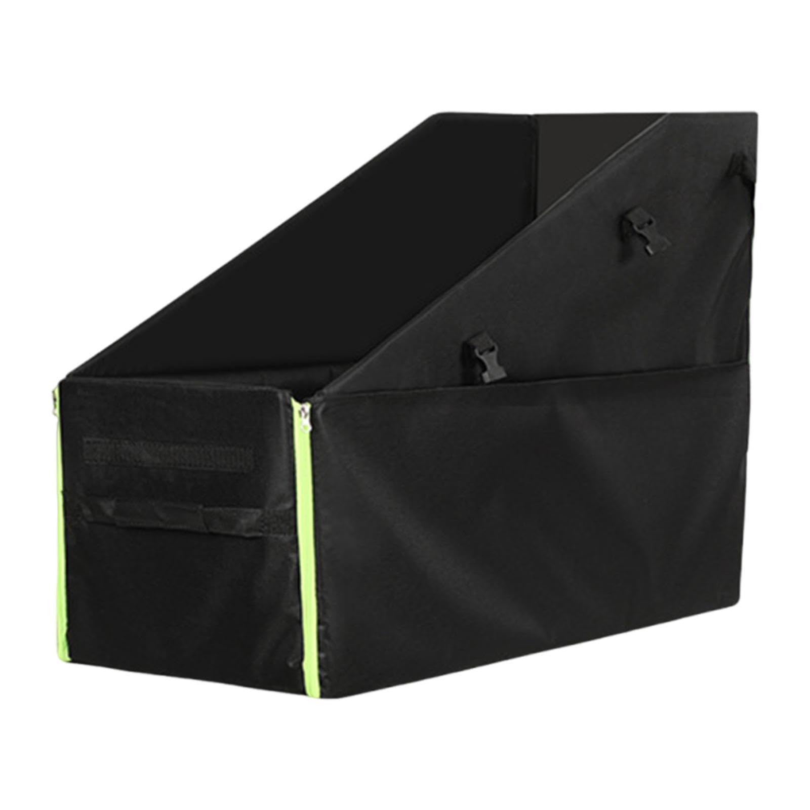 Faltrad Tasche Aufbewahrungsbox Reisetasche Transporttasche Schutzhülle Aus Oxford Gewebe mit Faltbarem Design für Kofferraum Lagerung- Black L No Wheel