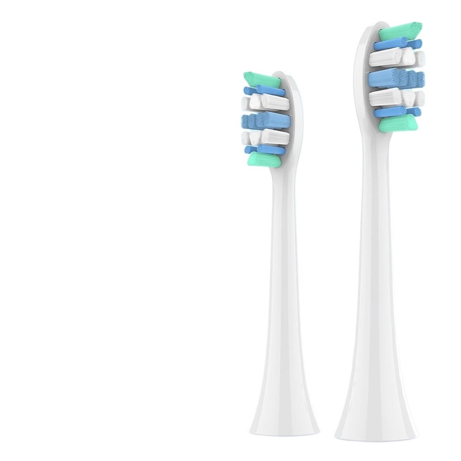 Compatible con cabezales de repuesto for cepillo dientes eléctrico, cabezal, Compatible 2100 4100 5100 6100 7300 9000(White-20 Pcs)