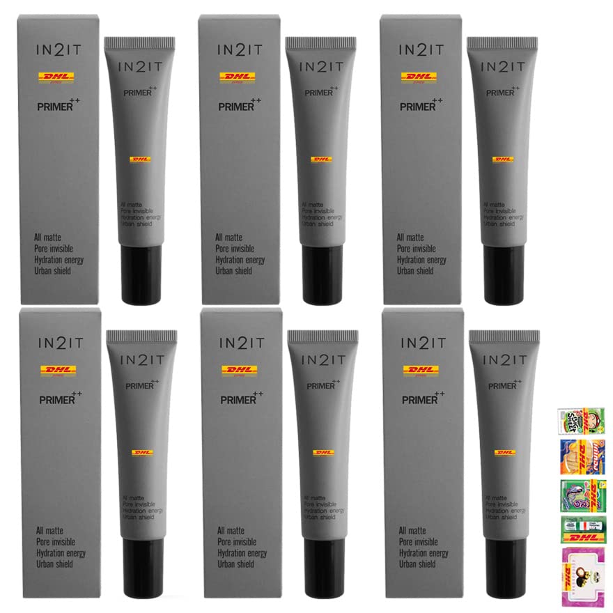 In2it Primer ++ All Matte Pore Hydration Lightweight Soft Smooth Skin Long-Lasting Moisture EXPRESS 15g DHL Set 6 Pcs A234 By Thaigiftshop [Get Free Tomato Facial Mask]