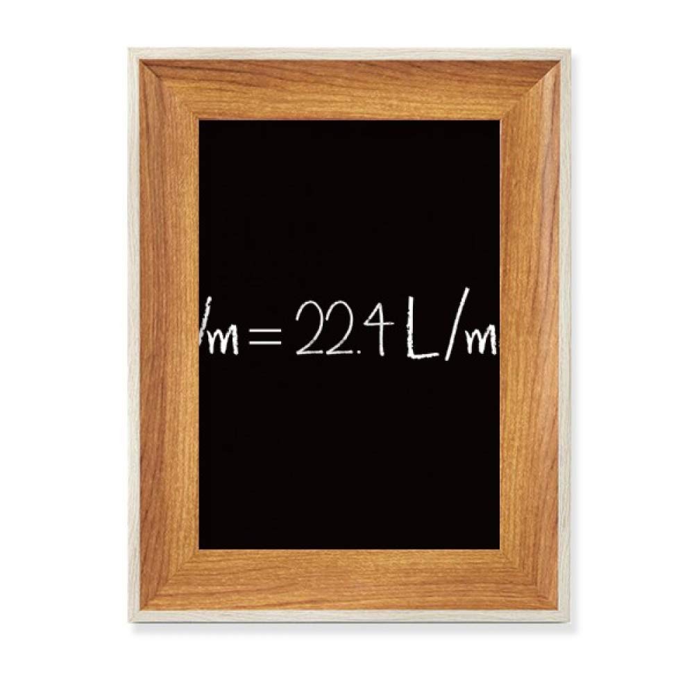 Volume molaire du gaz peinture art et cadre photo en bois pour bureau d'étudiant