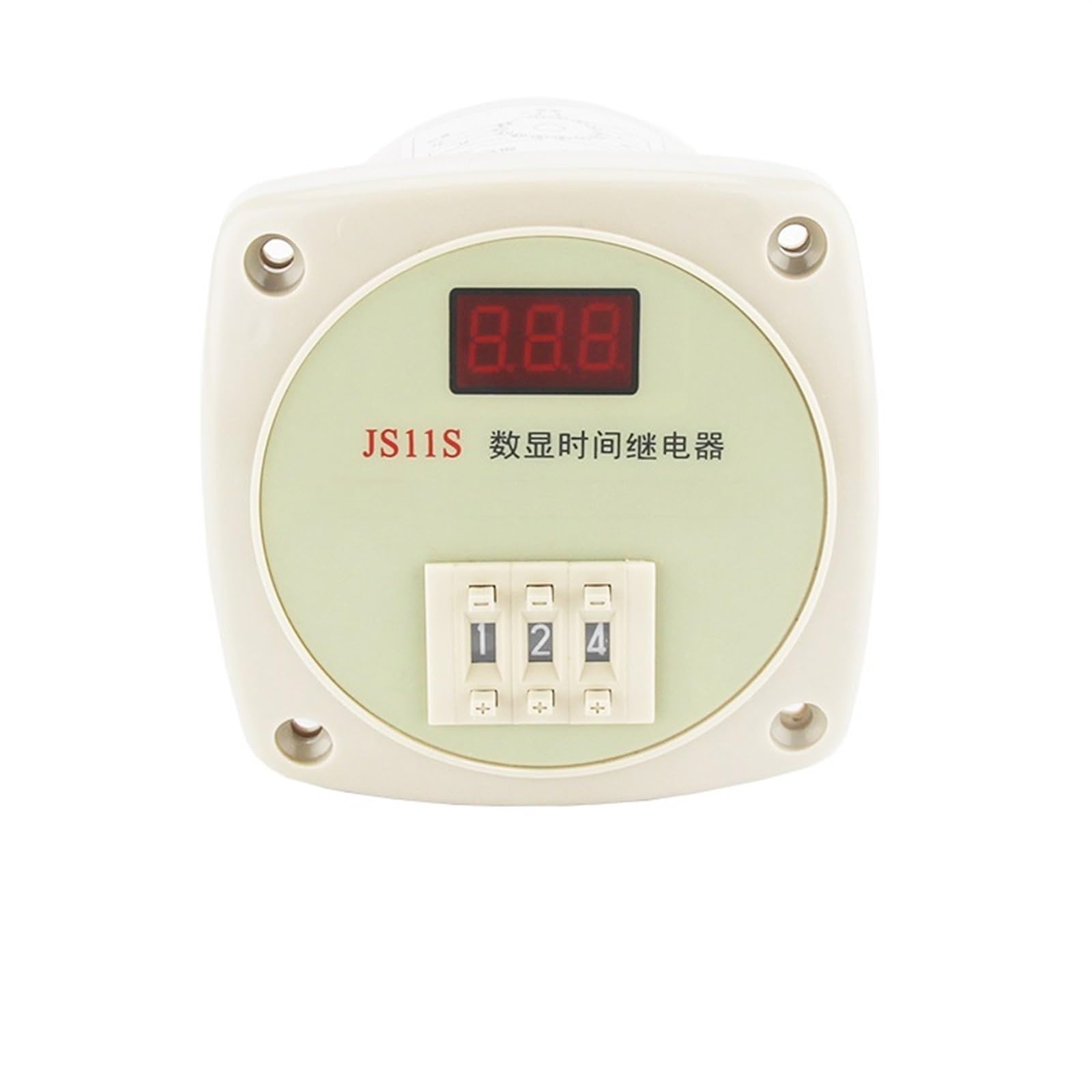 VDOQTLJT JS11S Digital Display Time Relay 0.01-9.99S .1-99.9S 1-999S 1-999M .01S-999H Delay Switch Timer AC220V AC380V(220V,1-999M)