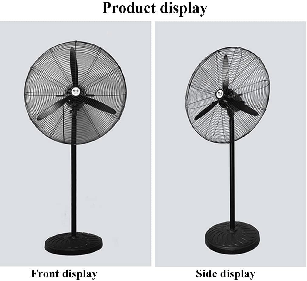 Industrial Wall-Mounted Fan with 3 Speed Settings, 120° Oscillation, Power Motor, Quiet Operation for Factory, Warehouse, Commercial, and Residential Use(500mm)