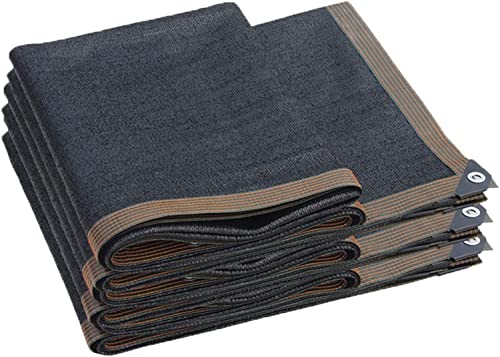 Filet d'ombrage 90% voile d'ombrage noir bâche tissu résistant 2x5m - 2