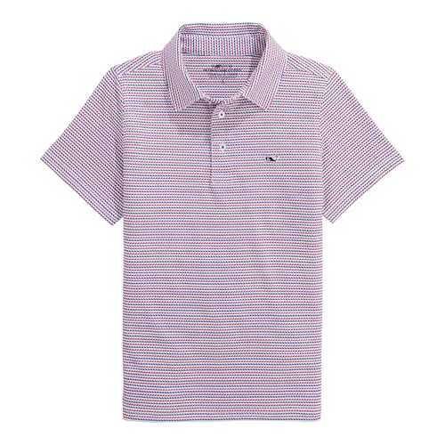vineyard vines Boys Boys' Printed Sankaty Polo