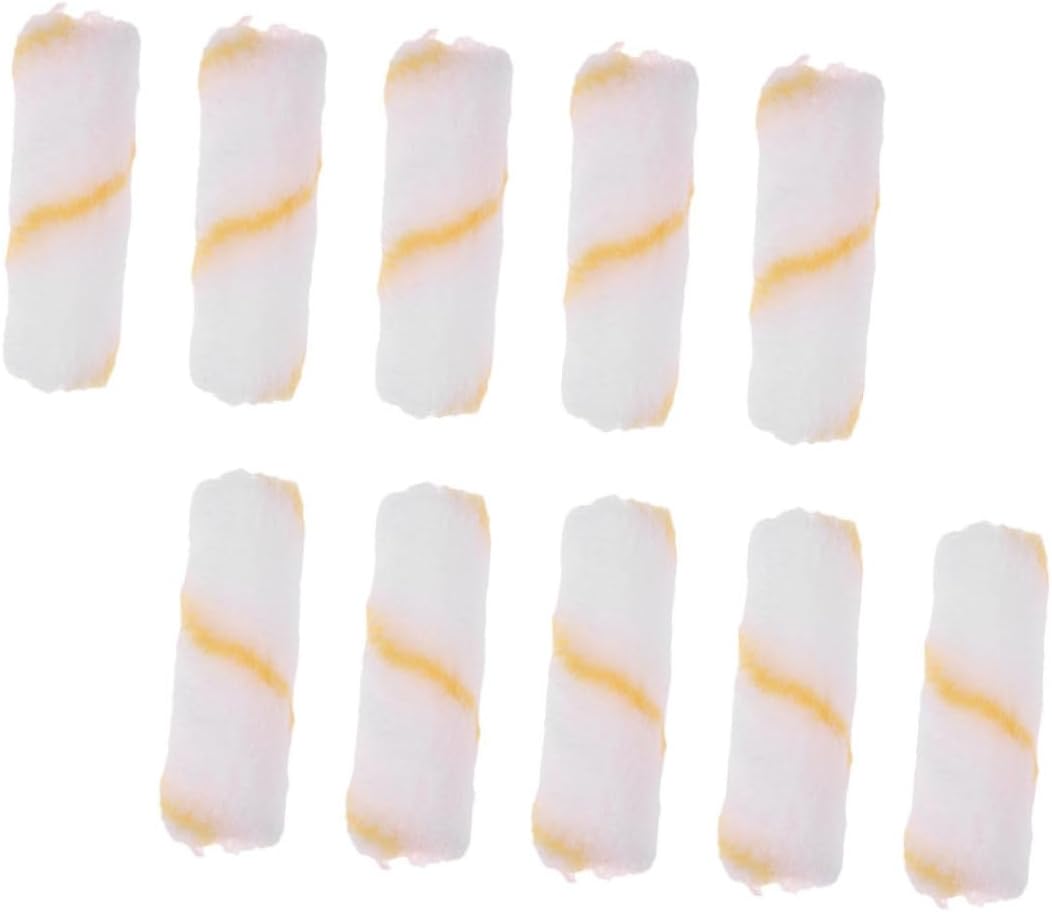 48Pcs Mini Paint Roller Covers for Smooth Finish Efficient Crafting DIY Projects for Hard to Reach Areas Easy Installation Compatible with Paint