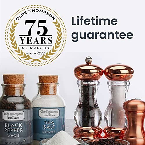 Kitchen Essentials: 7" Del Norte Copper-Plated Pepper Mill And Salt Shaker Are The Perfect Additions To Any Table #TOP5