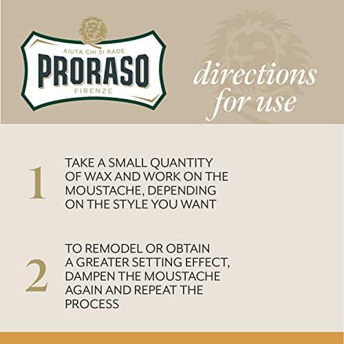 Proraso - Beard Wax - Wood & Spice - SINGLE BLADE - 15 ml