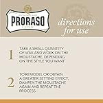 Proraso Medium Hold Moustache Wax - Natural Finish Beard & Moustache Styling Wax - Cream-to-wax Formula - 0.5oz - Image 5