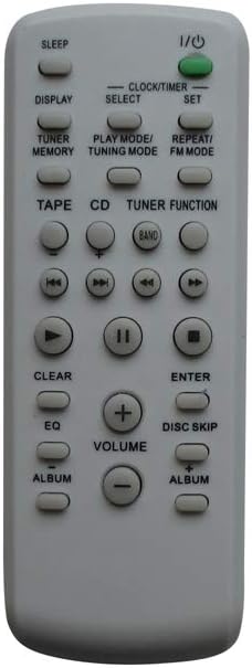 HCDZ Replacement Remote Control for Sony RM-SC50 MHC-RG295 HCD-RG295 MHC-GX470 HCD-GX470 MHC-GX570 HCD-GX570 Micro Hi-Fi Component System