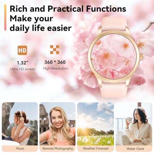 Gydom LW92 Smart Watch For Women, 1.32 Inch Smartwatch For Android Ios Samsung Phones thumb #4