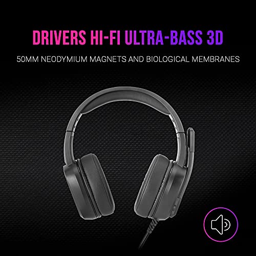 MARSGAMING MH320, Nero, Medio - Cuffia gaming - Immagine 1