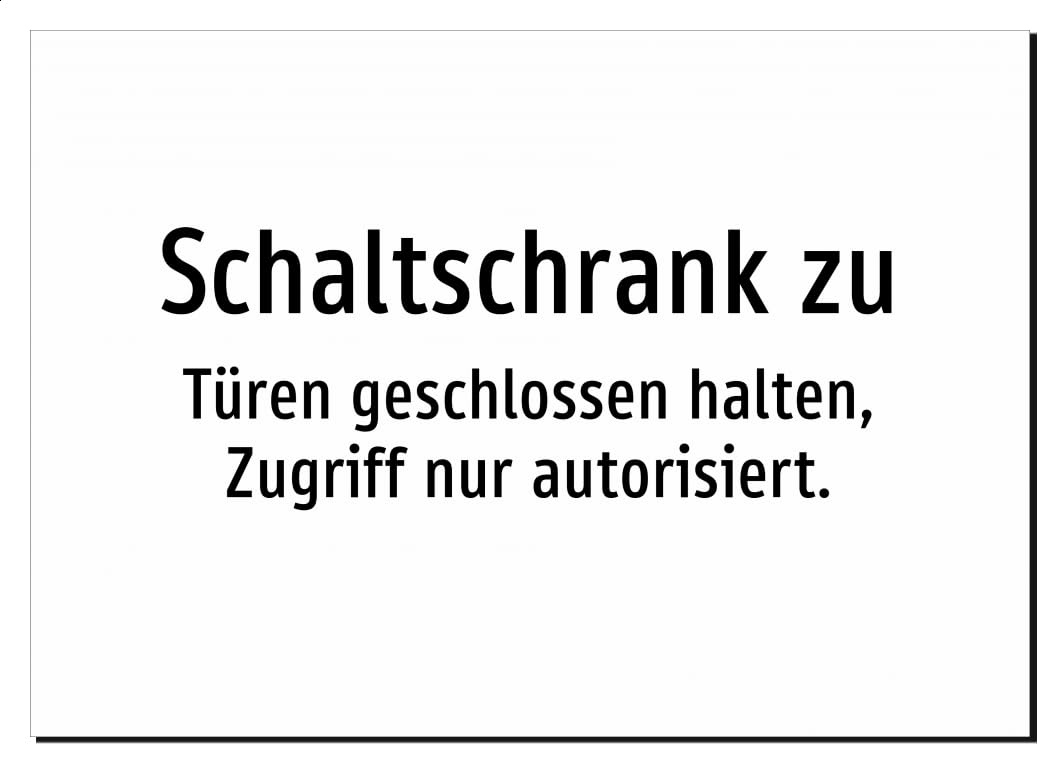 38846-DE-T-13 | Schaltschrank zu - Türen geschlossen halten, Zugriff