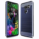 Sucnakp LG G8 ThinQ Case,LG G8 Case, TPU Shock Absorption Cell Phone Cases Technology Raised Bezels Protective Cover for LG G8 Case (TPU Blue)