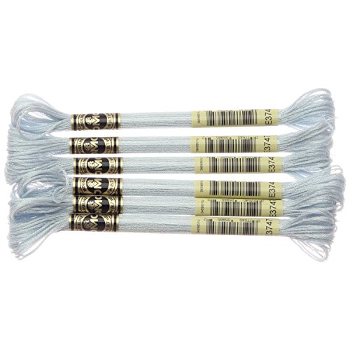 DMC Embroidery Floss, Polyester, E3747 Blue, 8 m