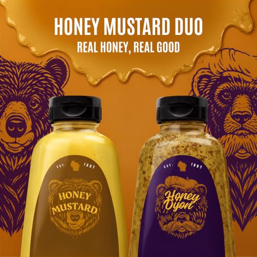 Image of Koops' Mustard Gluten-Free, Kosher, Made in USA, From Quality Mustard Seeds, Creamy (Honey Mustard & Honey Dijon)