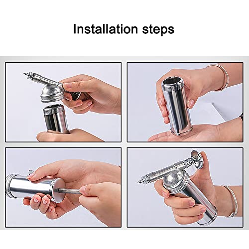 80CC Push Type Mini Grease Grease Filling Tool Needle Nozzle Easily Greases Small Fittings for Vehicle Mechanical Equipment - Thumbnail 6