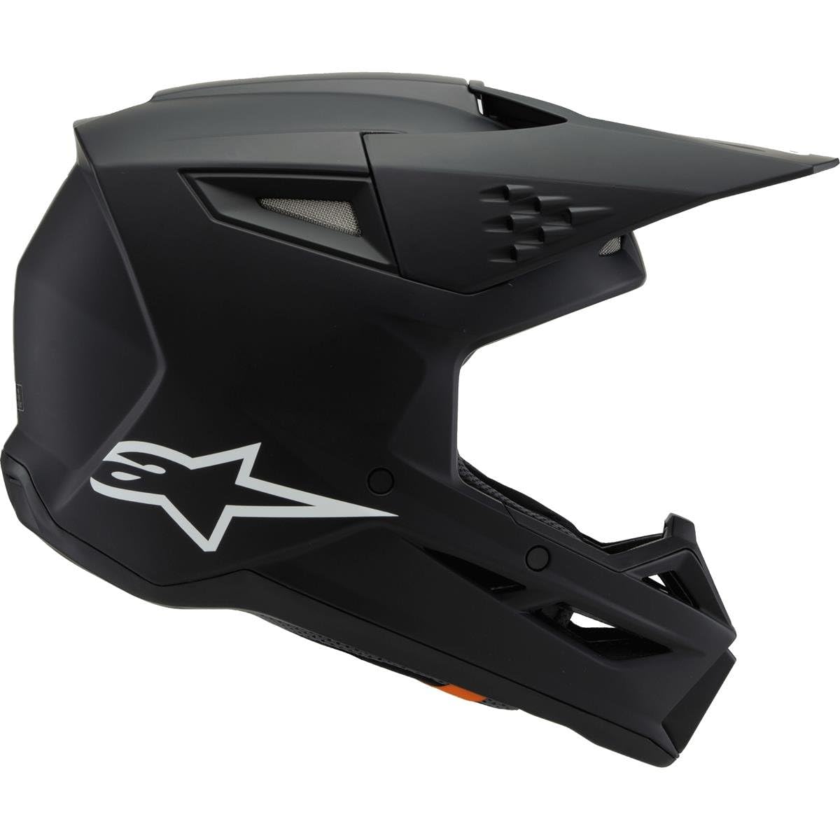 Alpinestars SM3 Solid Casco da motocross giovanile, nero opaco, Y/M (50/51)