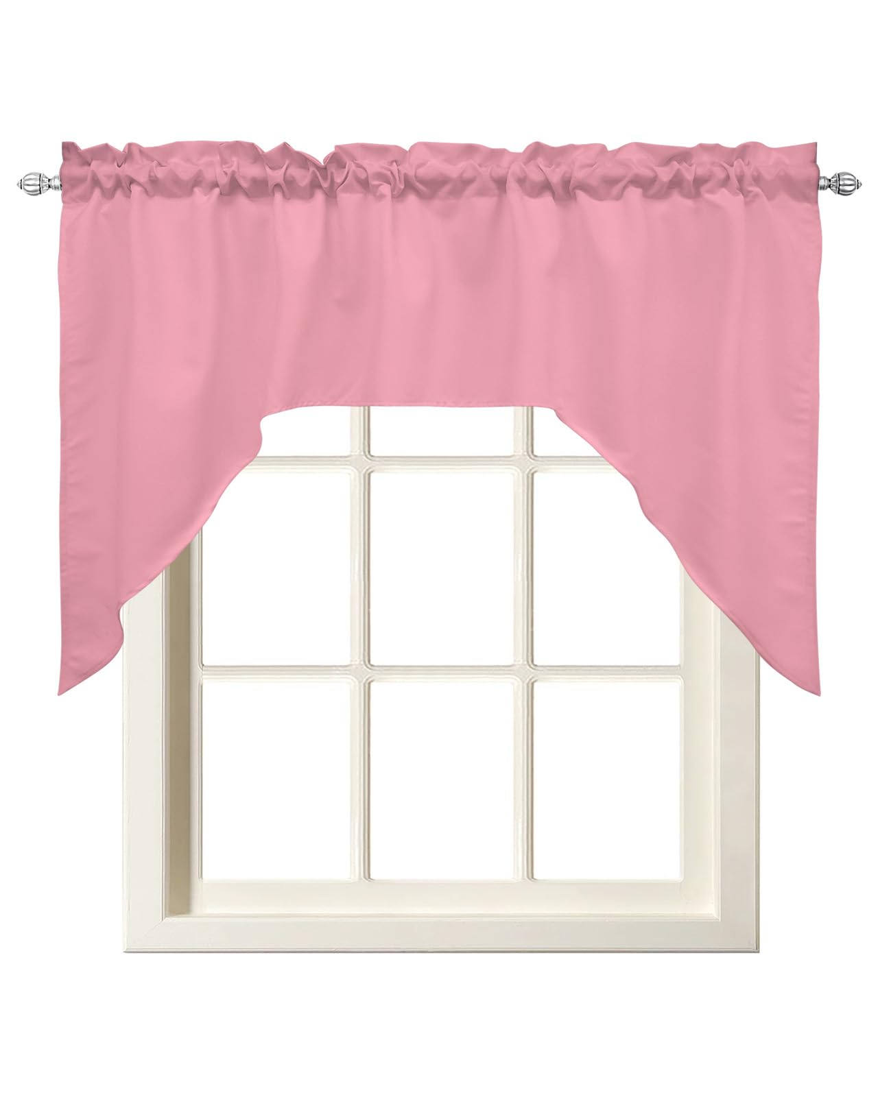 Amazon.com: Swag Valance Curtains for Kitchen, Cute Girily Pink