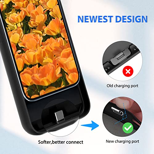 HUOBAO Custodia Batteria per iPhone 12/12 Pro