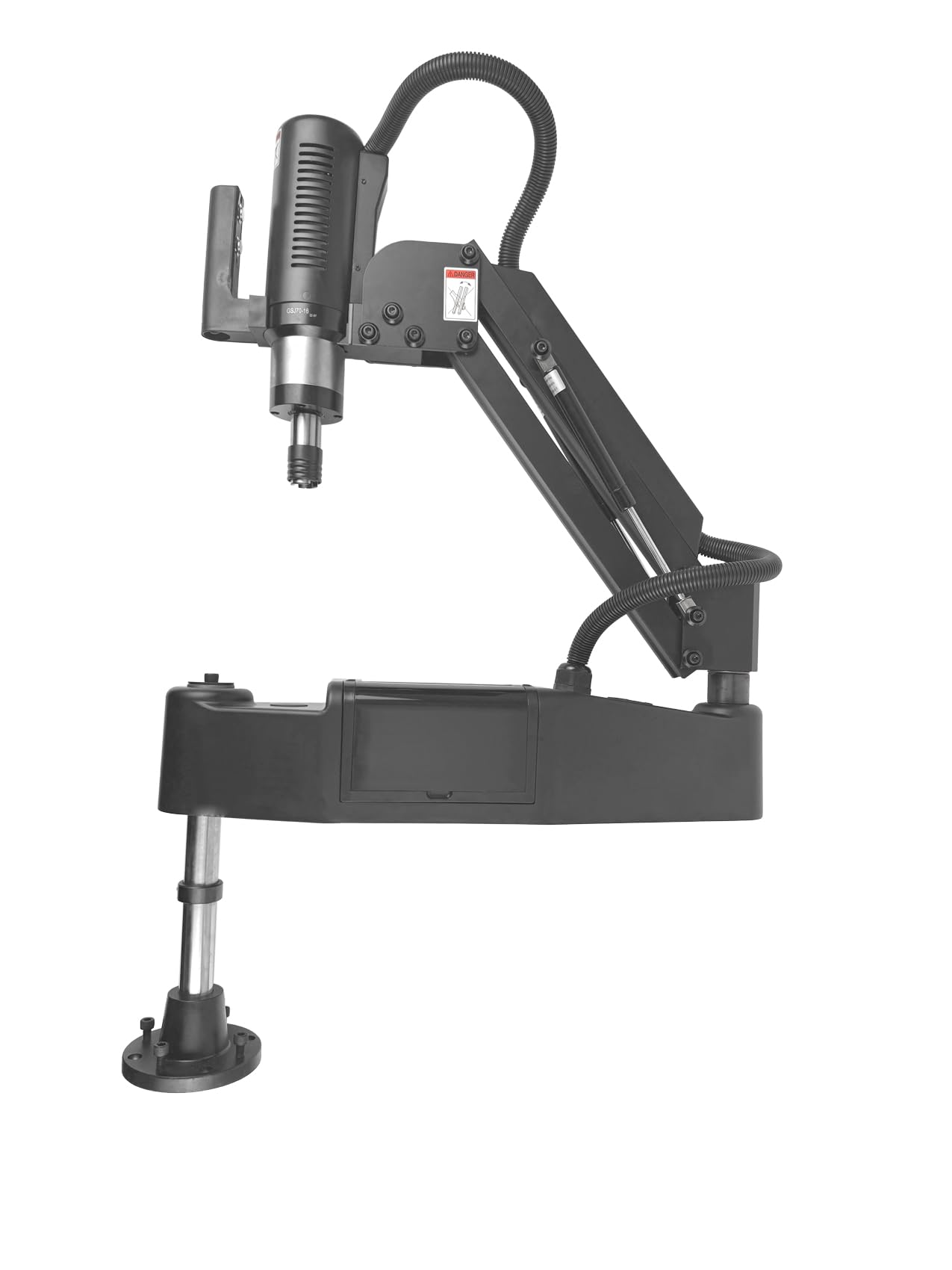 WELDINGER professional Gewindeschneidmaschine M16 vertikal + horizontal Gewindeschneidarm (für Werkbank GS600)