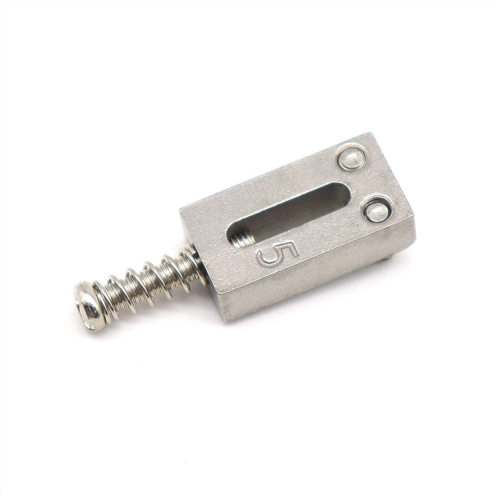 Accesorio repuesto puente 6 PCS Acero Inoxidable Puente De Guitarra Eléctrica Silla De Montar Sillín De Cuerdas Sillín Para Guitarra Eléctrica