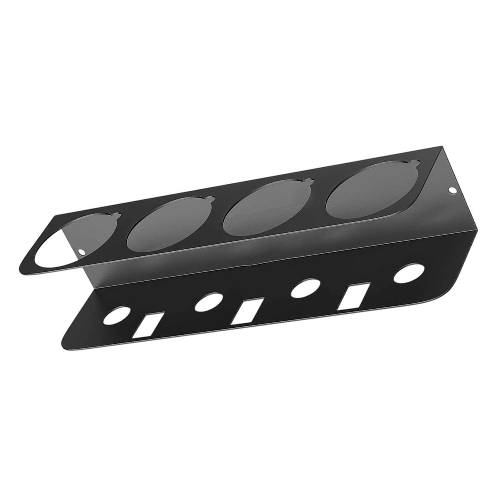 Msioytog Carbon Steel Garage Wall Shelf for Containers and Workshop Supplies Strong Metal Build Sturdy Metal Rack