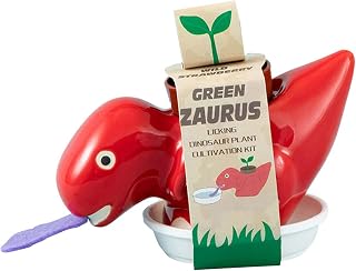 Dinosaur Planter, Self Watering Animal Planter, Funny Mini Animal Pot, Cute Animal Self Watering Drinking Dinosaur Tongue Planter, DIY Plant Pots for Desktop Decor (Without Plant)