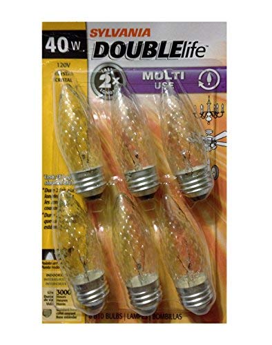 SYLVANIA 6-Pack 40-Watt Soft White Decorative Incandescent Light