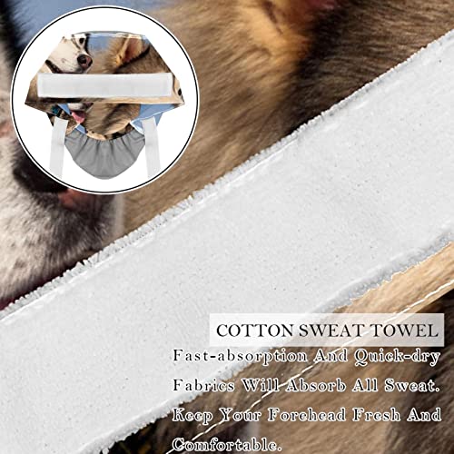 Chapeaux bouffants de cuisine et soin JDEZ casquettes de travail imprimé chien husky