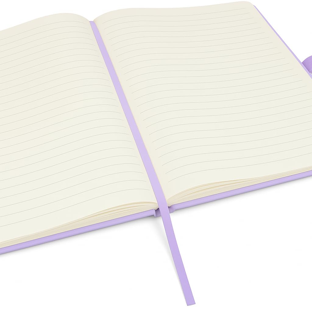 Top Sale A5 Dotted Notebook with Hardcover, 192 Pages, No Bleed Paper, Lay Flat Journal with Elastic Closure - Image 4