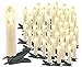 Produktbild Lunartec LED-Outdoor-Kerzen: 2er-Set LED-Weihnachtsbaum-Lichterketten, je 20 LED-Kerzen, IP44 (Weihnachtsbaumketten)