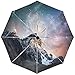 Produktbild Merle House Sternenhimmel Schnee NASA Mountain Automatikschirm Windproof Compact; Galaxie-Reise-Sonnen-Regen-Regenschirm im Freien