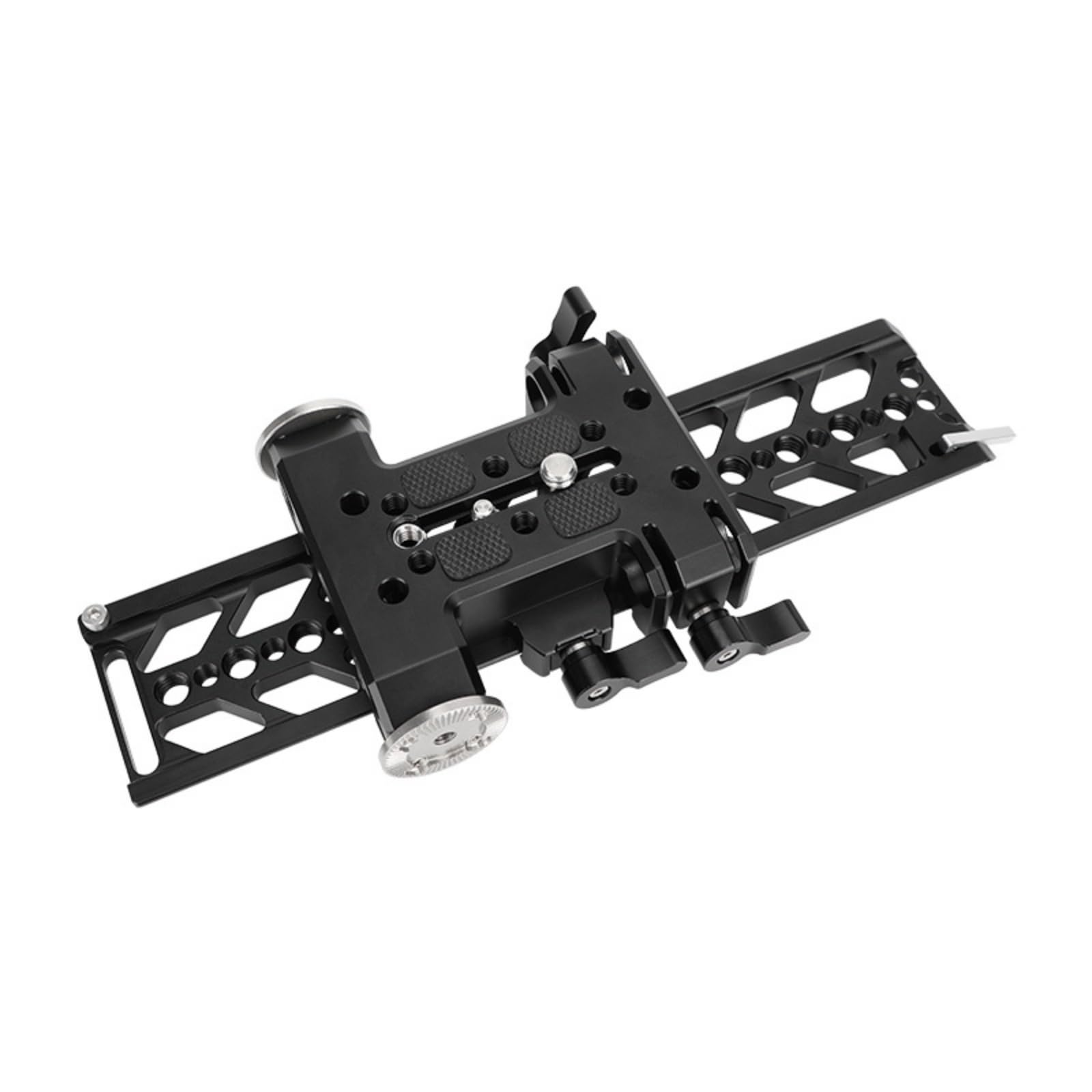 Base di Montaggio Fotocamera Piastra a Coda di Rondine 254cm con Sgancio Rapido Morsetto Doppi Barre 15mm Interasse 60mm Lega di Alluminio Acciaio