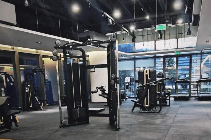 Image of Functional Trainer Cable Machine, Cable Crossover Machine with Full Body Workout Attachments, Height Adjustable Pulley System with Dual 150lb Weight Stacks for Home Gym