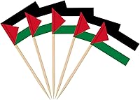 Vista 23 de AhfuLife 200 palillos de dientes con bandera colombiana, palillos de cóctel, mini adornos de bandera colombiana para cupcakes para Copa del Mundo