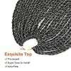 Crochet Hair for Black Women - 14 Inch&22 Inch 8 Packs Senegalese Twist Crochet Hair Pre Looped, 35 Strands/Pack OmbreTwist Crochet Hair