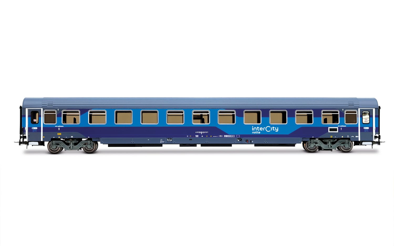 Rivarossi HR4408 FS, 2 carrozze Z1 ricostruite, nuova livrea Intercity Notte, ep. VI Materiale rotabile - Carrozze