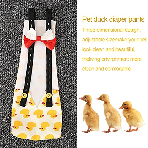 CDIYTOOL Chicken Duckling Diapers, 3 Pack Pet Poultry Diapers Washable